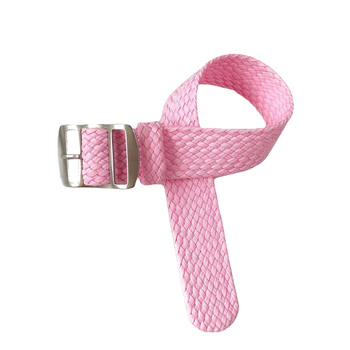 Nijon narukvica za sat s twist pletenicom, srebrno matovim kopčom od nehrđajućeg čelika; marka Instantaneous jump strap.