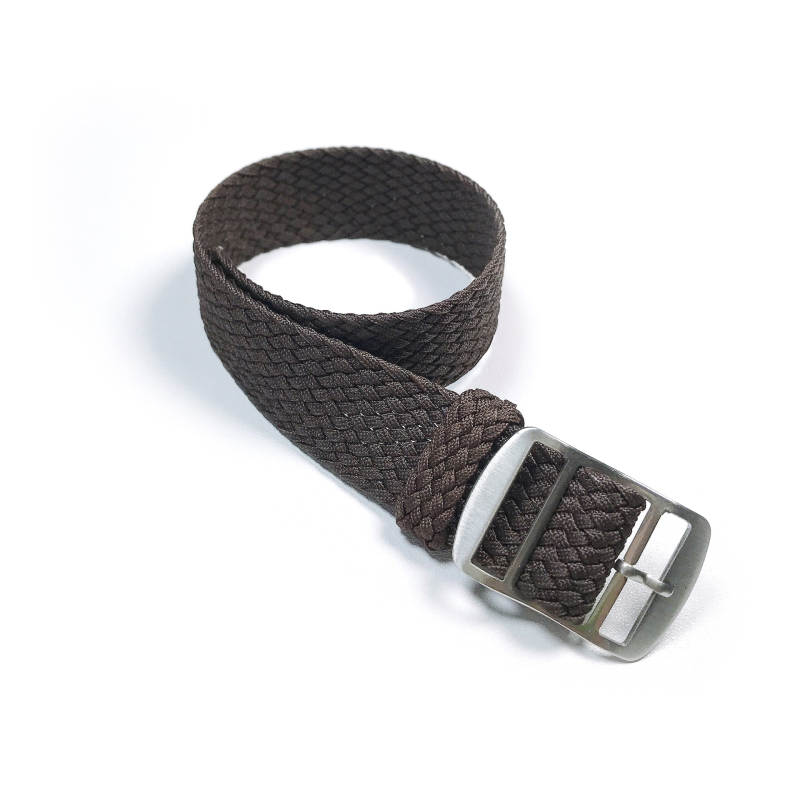Nijon narukvica za sat s twist pletenicom, srebrno matovim kopčom od nehrđajućeg čelika; marka Instantaneous jump strap.