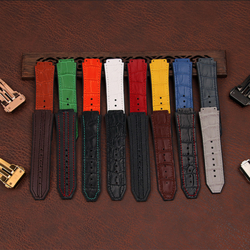 Brățară de ceas din piele naturală Ming Ting, interfață cu șurub cap convex, stil street/neutral/influencer, sezon iarnă 2023