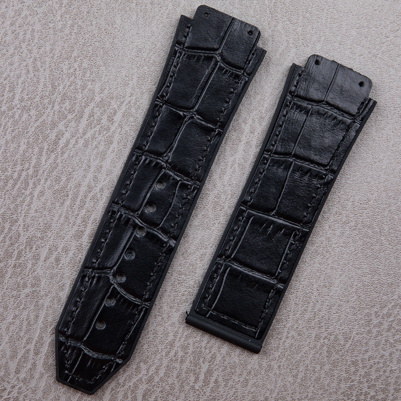 Brățară de ceas din piele naturală Ming Ting, interfață cu șurub cap convex, stil street/neutral/influencer, sezon iarnă 2023