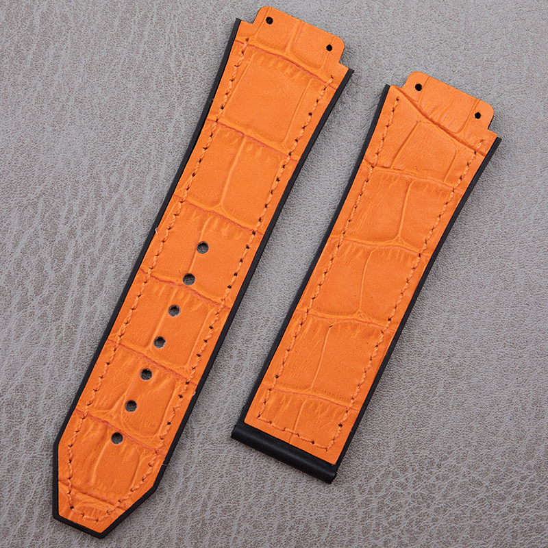 Brățară de ceas din piele naturală Ming Ting, interfață cu șurub cap convex, stil street/neutral/influencer, sezon iarnă 2023