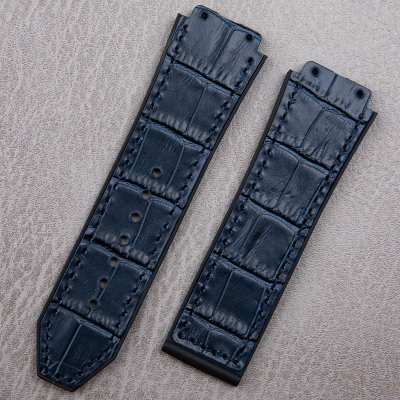 Brățară de ceas din piele naturală Ming Ting, interfață cu șurub cap convex, stil street/neutral/influencer, sezon iarnă 2023