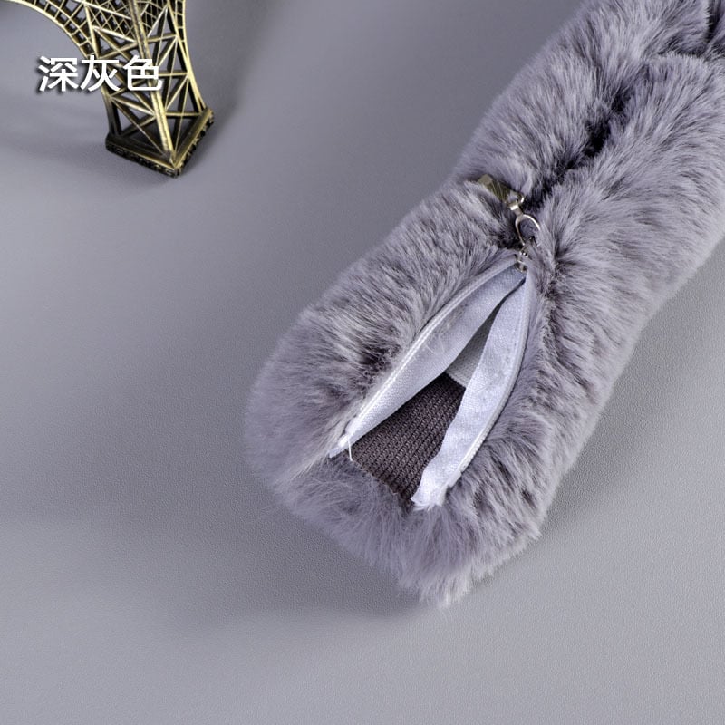 Λαβή τσάντας από συνθετική γούνα, για ώμο ή crossbody, μοντέλο 666587