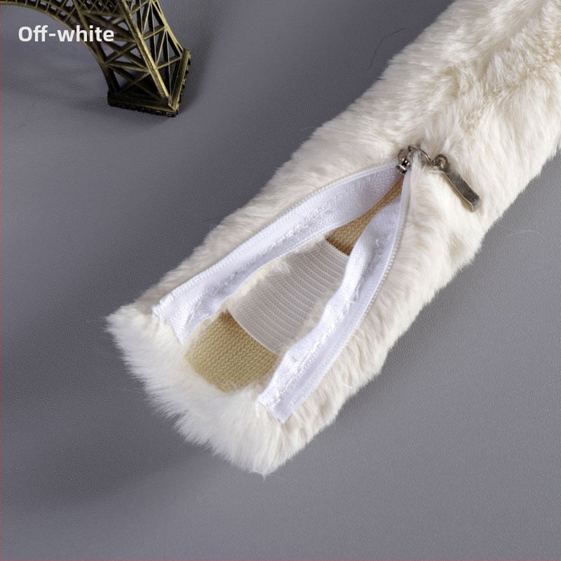 Λαβή τσάντας από συνθετική γούνα, για ώμο ή crossbody, μοντέλο 666587