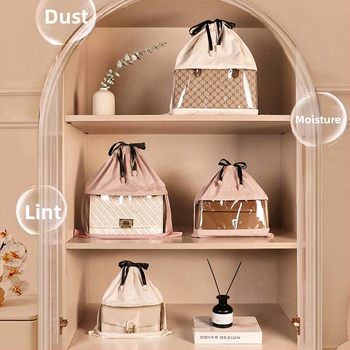 Putekļu aizsardzības soma makām, modelis 8453, kubveida forma, PVC materiāls, daudzfunkcionāla