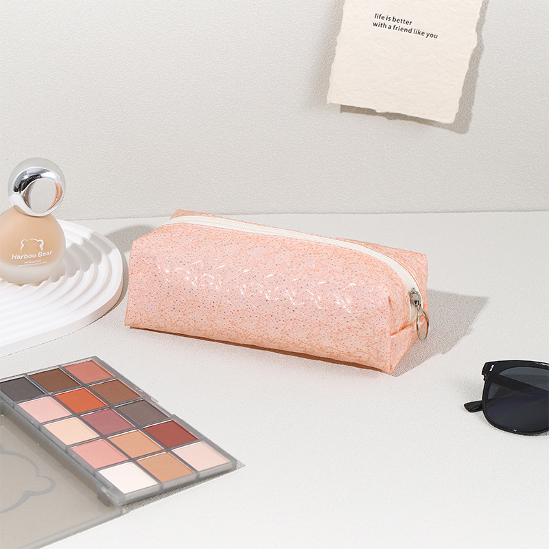 Sieviešu astoņstūra kosmētikas soma ceļojumiem, audums, ūdensizturīga, mazgājama, rāvējslēdzēja aizdare