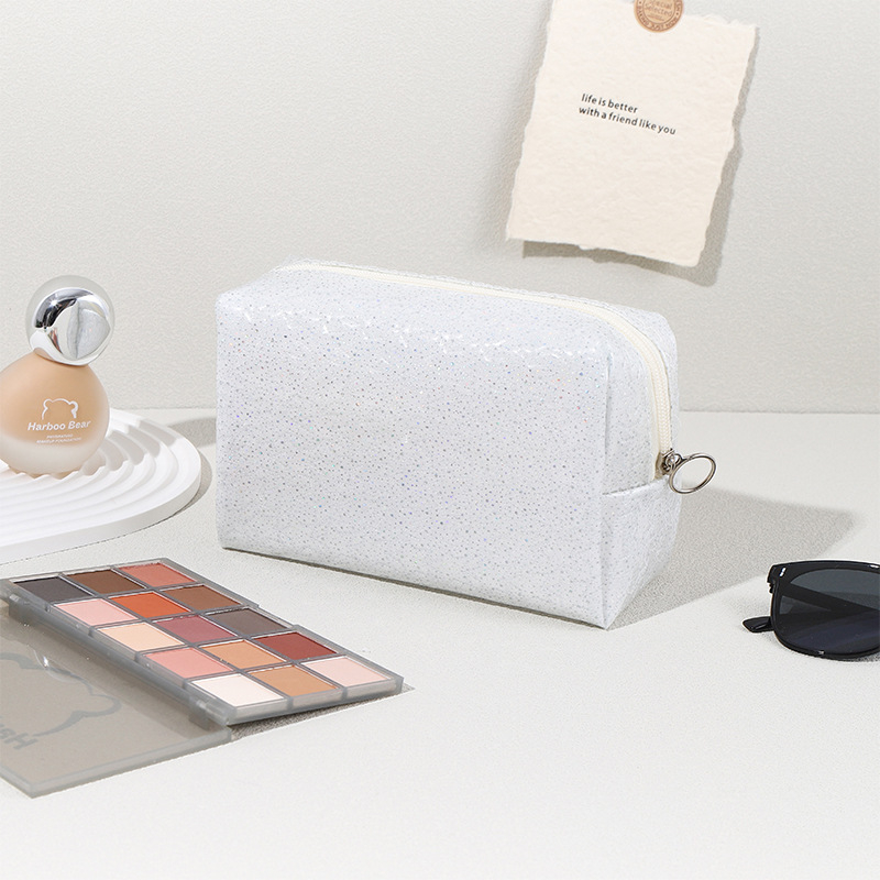 Sieviešu astoņstūra kosmētikas soma ceļojumiem, audums, ūdensizturīga, mazgājama, rāvējslēdzēja aizdare