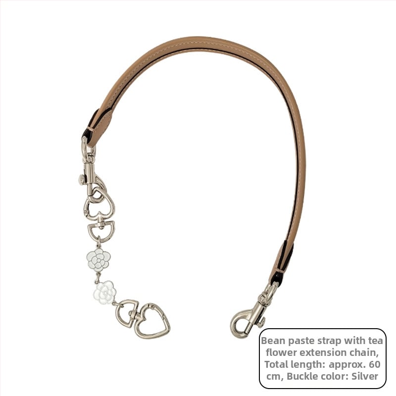 Μεταλλικός ιμάντας τσάντας για ώμο/crossbody — ρετρό στυλ, μονοχρωμία, μεταλλική αλυσίδα, άνοιξη 2025