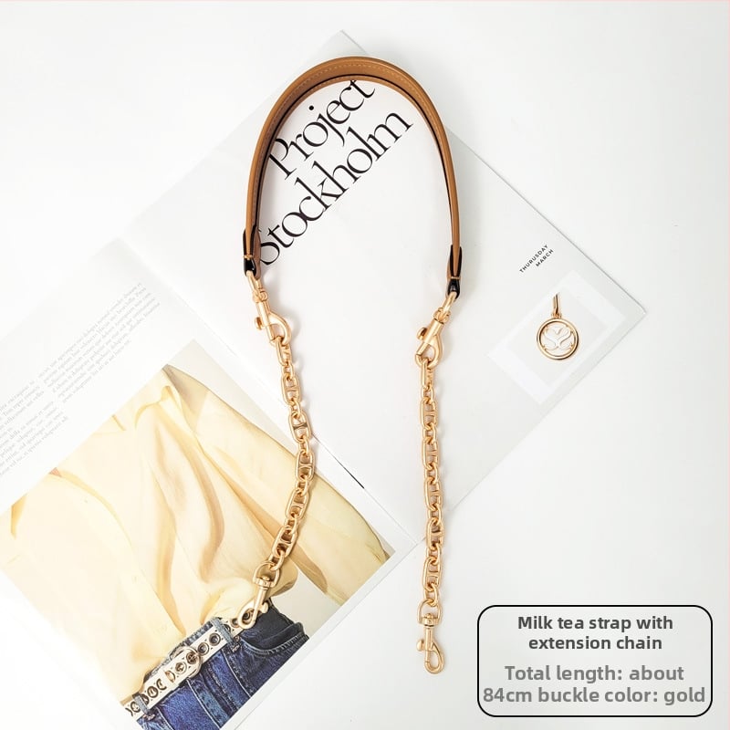 Μεταλλικός ιμάντας τσάντας για ώμο/crossbody — ρετρό στυλ, μονοχρωμία, μεταλλική αλυσίδα, άνοιξη 2025