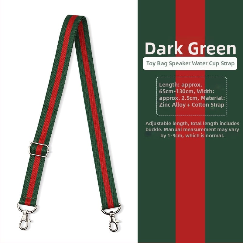 Ιμάντας ώμου από βαμβάκι για τσάντες, ρυθμιζόμενος, ανθεκτικός στη φθορά, μειώνει το φορτίο, φρέσκο και γλυκό στυλ