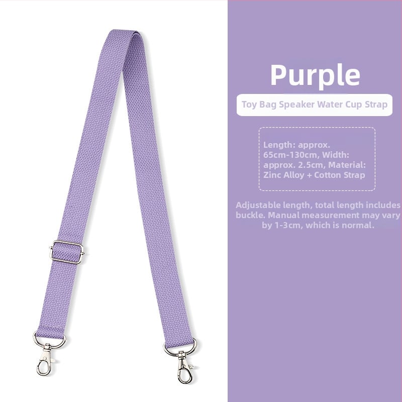 Ιμάντας ώμου από βαμβάκι για τσάντες, ρυθμιζόμενος, ανθεκτικός στη φθορά, μειώνει το φορτίο, φρέσκο και γλυκό στυλ