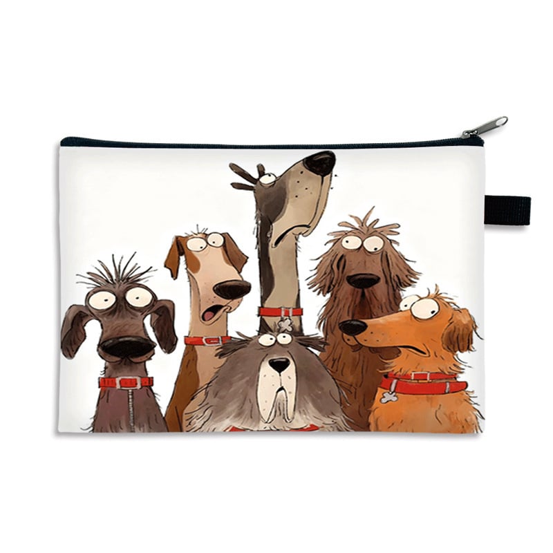 Kosmētikas somiņa - pielāgota raksts, polyester ārējā daļa un iekšmala, pilsētas vienkāršība, sievietēm