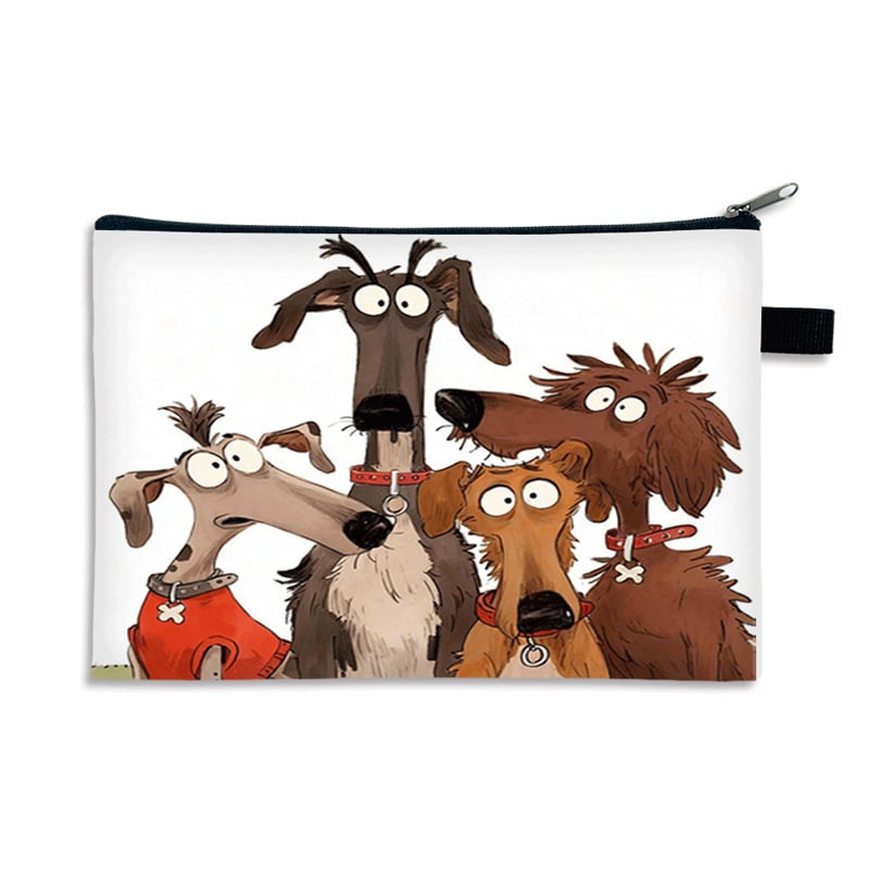 Kosmētikas somiņa - pielāgota raksts, polyester ārējā daļa un iekšmala, pilsētas vienkāršība, sievietēm