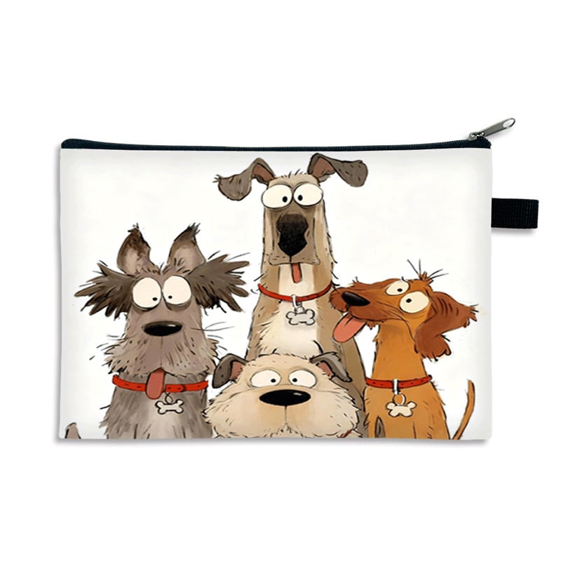 Kosmētikas somiņa - pielāgota raksts, polyester ārējā daļa un iekšmala, pilsētas vienkāršība, sievietēm