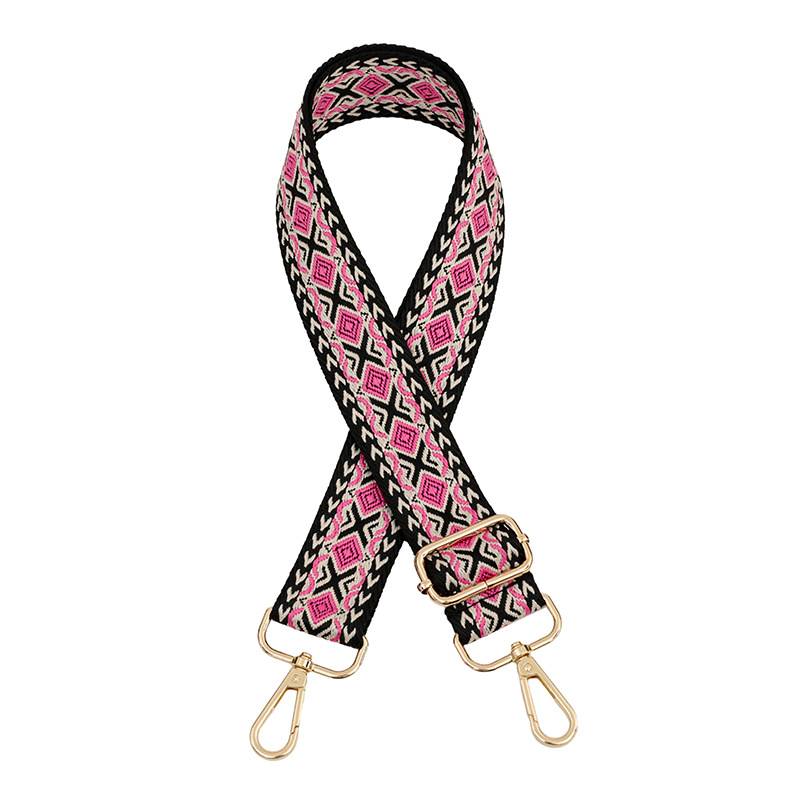 Ιμάντας τσάντας από πολυεστέρα, ρυθμιζόμενος φαρδύς ιμάντας ώμου, αντικαταστάσιμο αξεσουάρ, καλοκαίρι 2024