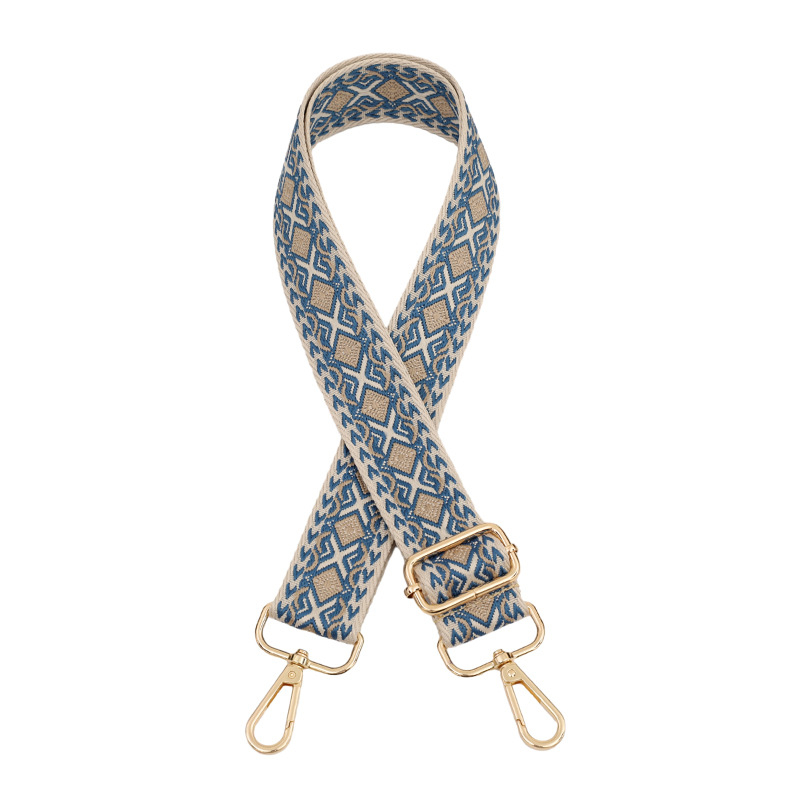 Ιμάντας τσάντας από πολυεστέρα, ρυθμιζόμενος φαρδύς ιμάντας ώμου, αντικαταστάσιμο αξεσουάρ, καλοκαίρι 2024