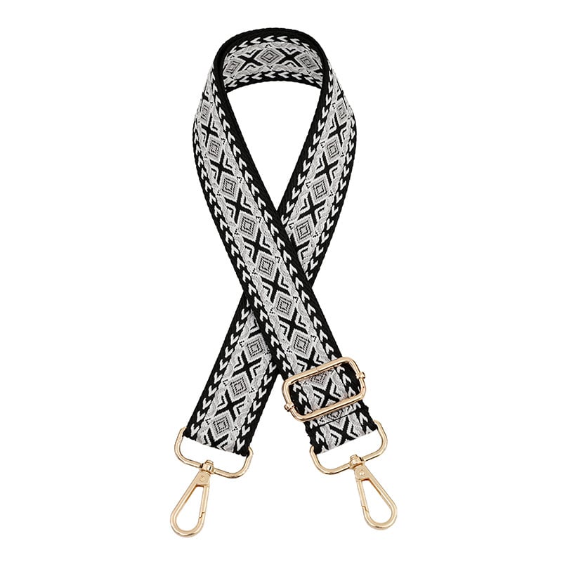 Ιμάντας τσάντας από πολυεστέρα, ρυθμιζόμενος φαρδύς ιμάντας ώμου, αντικαταστάσιμο αξεσουάρ, καλοκαίρι 2024