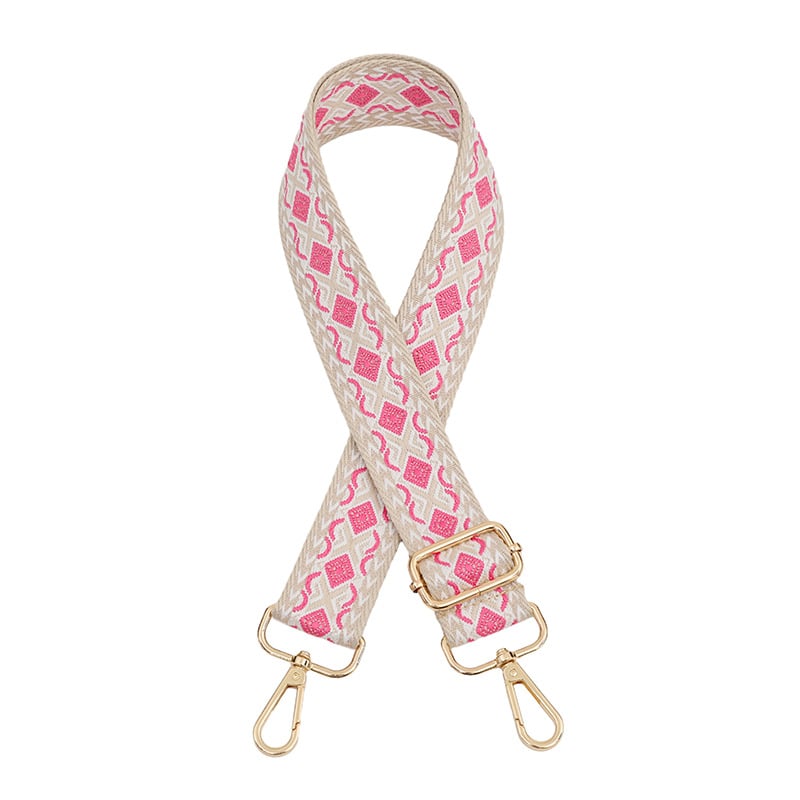 Ιμάντας τσάντας από πολυεστέρα, ρυθμιζόμενος φαρδύς ιμάντας ώμου, αντικαταστάσιμο αξεσουάρ, καλοκαίρι 2024