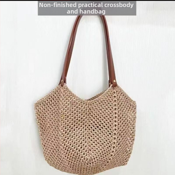 Νέος PU δερμάτινος ιμάντας για τσάντα, χειροποίητος, με βιδωτές ριβέρ, για γυναικείες τσάντες