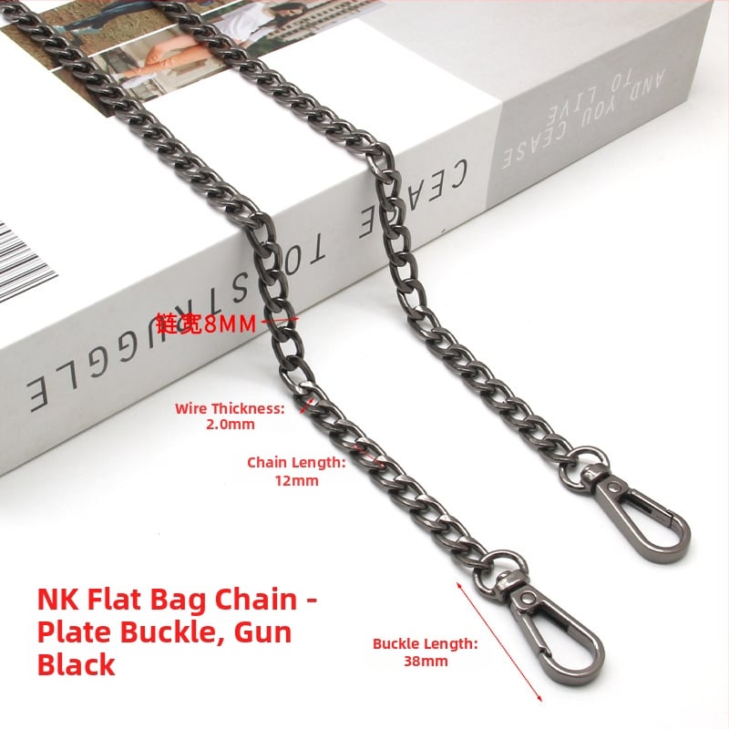 Ιμάντας τσάντας/ώμου από μέταλλο, ανθεκτικός στη φθορά, αστικός μινιμαλισμός, άνοιξη 2025