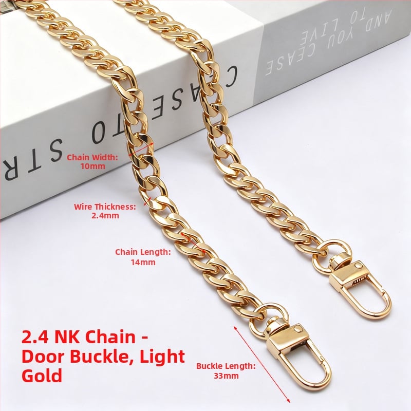 Ιμάντας τσάντας/ώμου από μέταλλο, ανθεκτικός στη φθορά, αστικός μινιμαλισμός, άνοιξη 2025