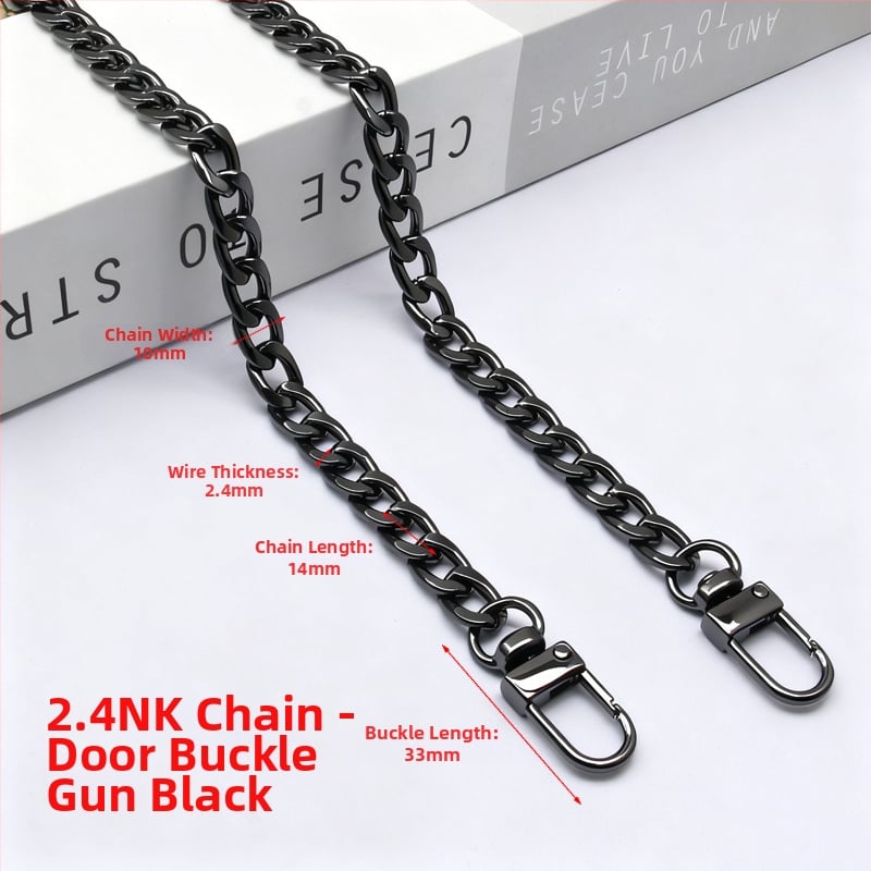 Ιμάντας τσάντας/ώμου από μέταλλο, ανθεκτικός στη φθορά, αστικός μινιμαλισμός, άνοιξη 2025