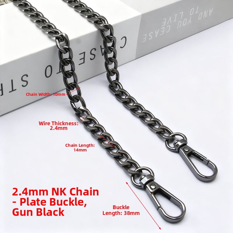 Ιμάντας τσάντας/ώμου από μέταλλο, ανθεκτικός στη φθορά, αστικός μινιμαλισμός, άνοιξη 2025