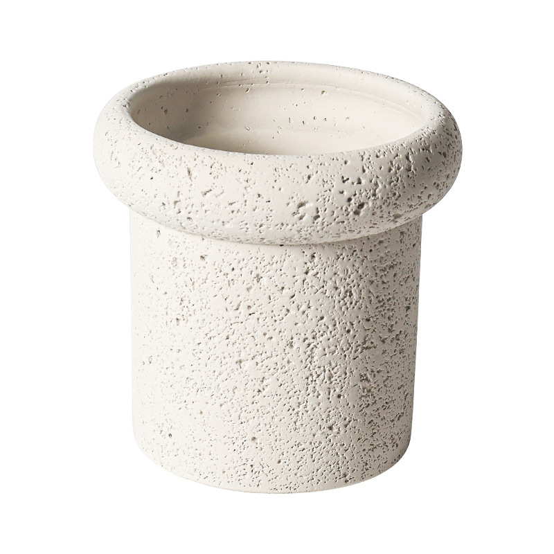 Ghiveci din ciment, stil Nordic, pentru birou sau podea, tehnologie de ciment