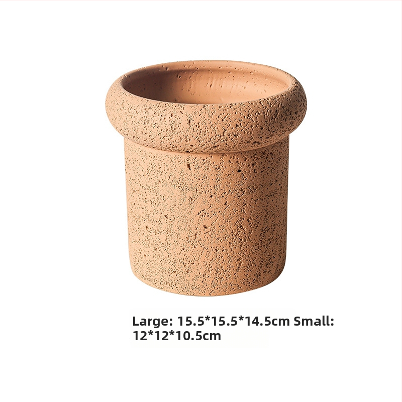 Ghiveci din ciment, stil Nordic, pentru birou sau podea, tehnologie de ciment