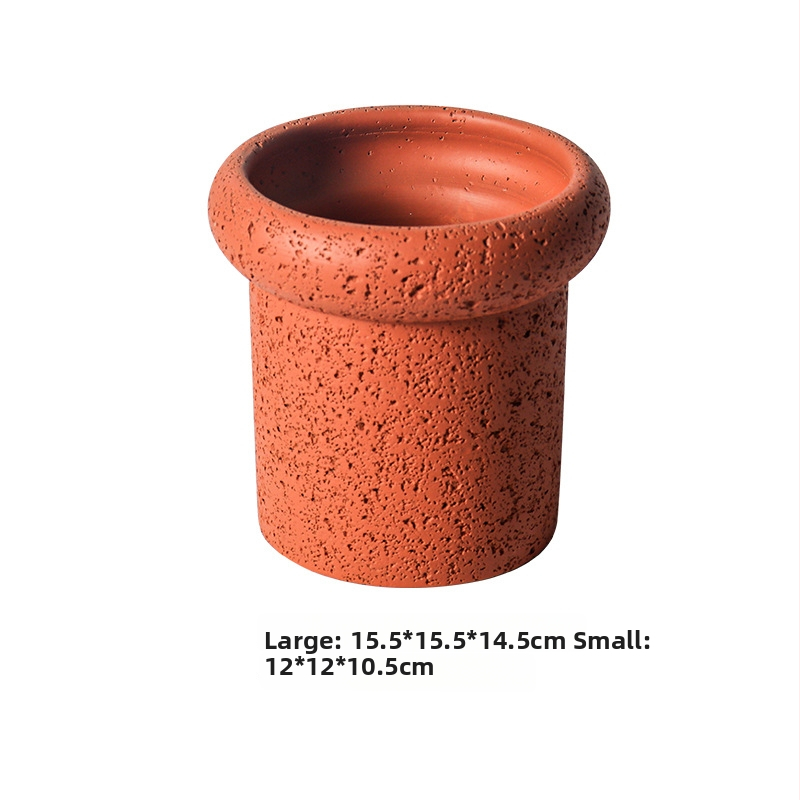 Ghiveci din ciment, stil Nordic, pentru birou sau podea, tehnologie de ciment