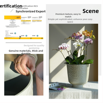 Ghiveci pentru flori – din plastic, turnat prin injecție; pentru utilizare pe birou și podea; potrivit pentru birou, hotel și decor de casă