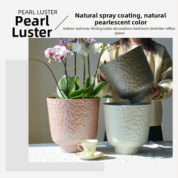 Ghiveci pentru flori – din plastic, turnat prin injecție; pentru utilizare pe birou și podea; potrivit pentru birou, hotel și decor de casă