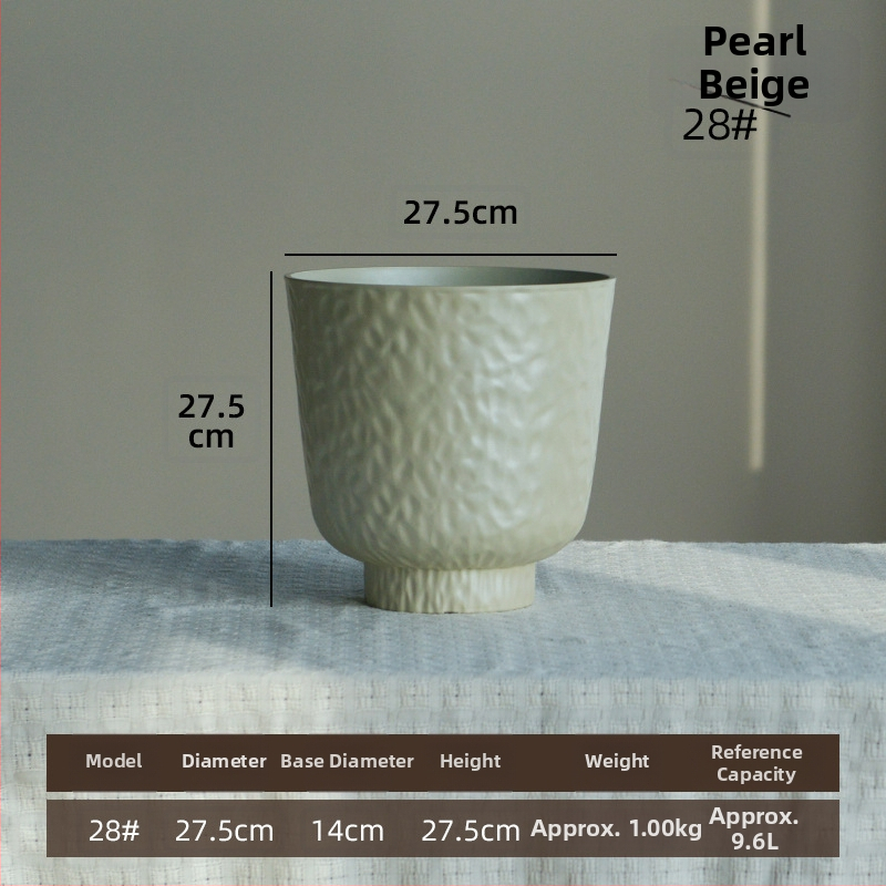 Ghiveci pentru flori – din plastic, turnat prin injecție; pentru utilizare pe birou și podea; potrivit pentru birou, hotel și decor de casă