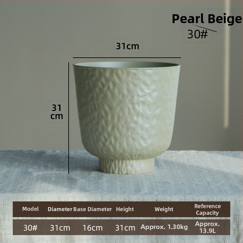 Ghiveci pentru flori – din plastic, turnat prin injecție; pentru utilizare pe birou și podea; potrivit pentru birou, hotel și decor de casă