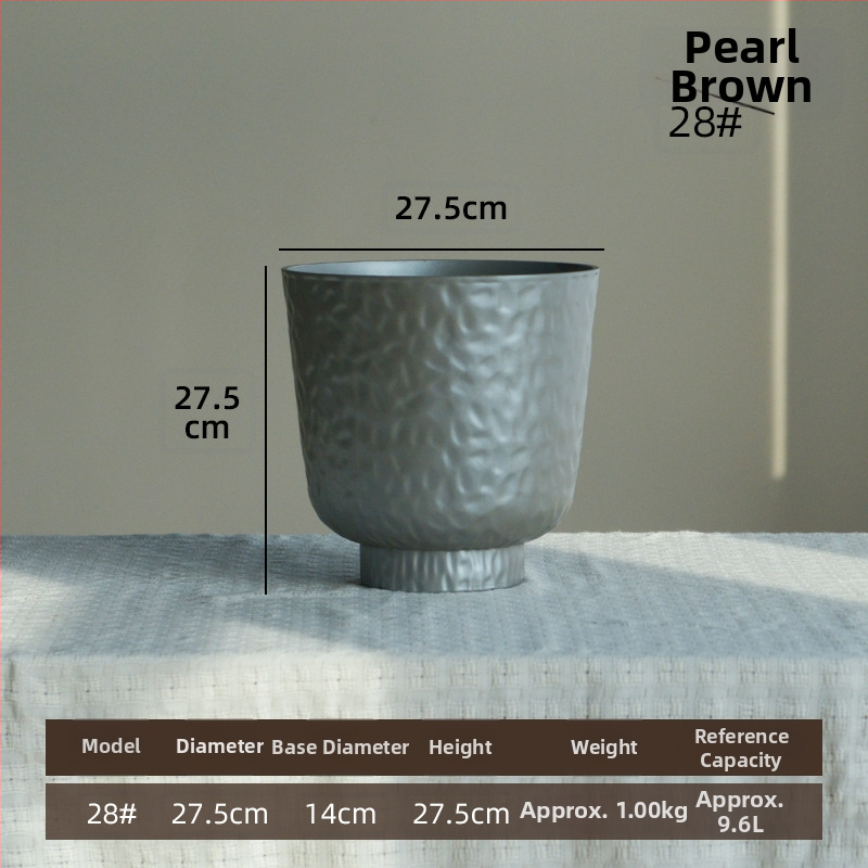 Ghiveci pentru flori – din plastic, turnat prin injecție; pentru utilizare pe birou și podea; potrivit pentru birou, hotel și decor de casă