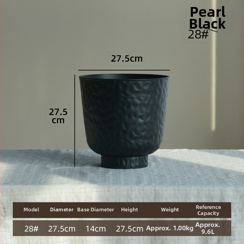 Ghiveci pentru flori – din plastic, turnat prin injecție; pentru utilizare pe birou și podea; potrivit pentru birou, hotel și decor de casă