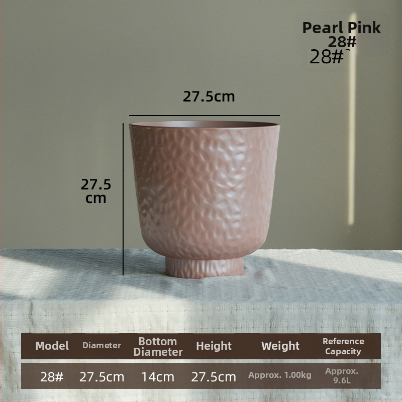 Ghiveci pentru flori – din plastic, turnat prin injecție; pentru utilizare pe birou și podea; potrivit pentru birou, hotel și decor de casă