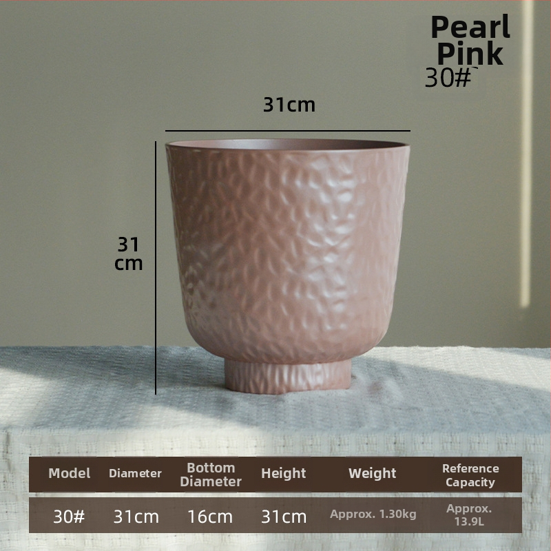 Ghiveci pentru flori – din plastic, turnat prin injecție; pentru utilizare pe birou și podea; potrivit pentru birou, hotel și decor de casă