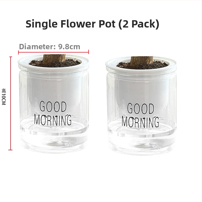 Ghiveci de flori din plastic (utilizare pe birou, stil office, rezistent la coroziune)