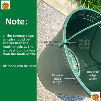 Ghiveci suspendat din material nețesut, stil simplu, alt tip