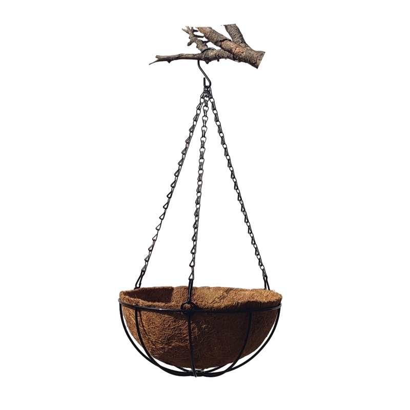 Ghiveci suspendat din fier, stil Nordic, pentru grădină de acasă