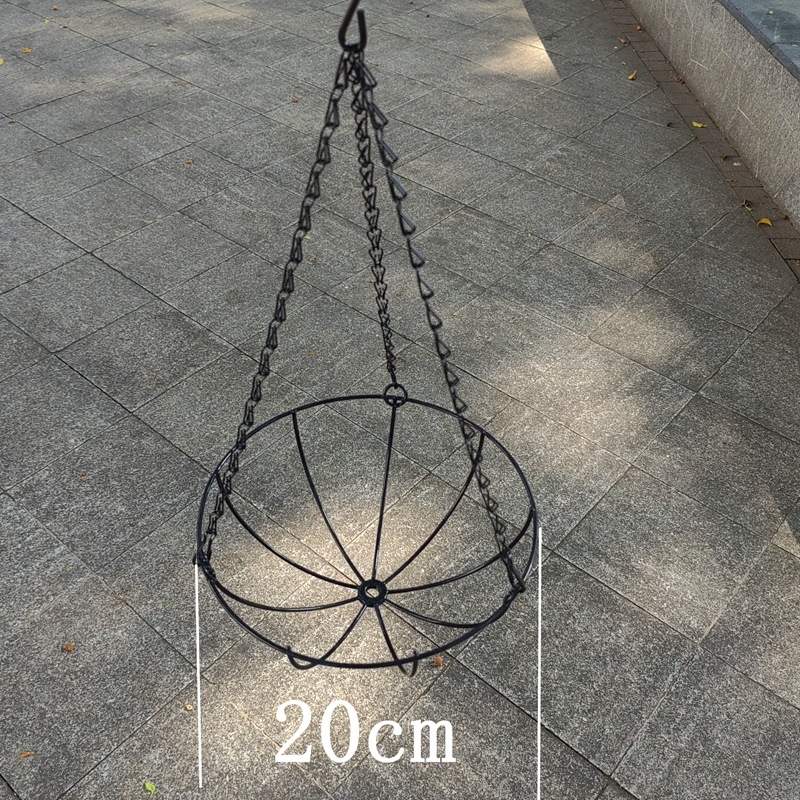 Ghiveci suspendat din fier, stil Nordic, pentru grădină de acasă