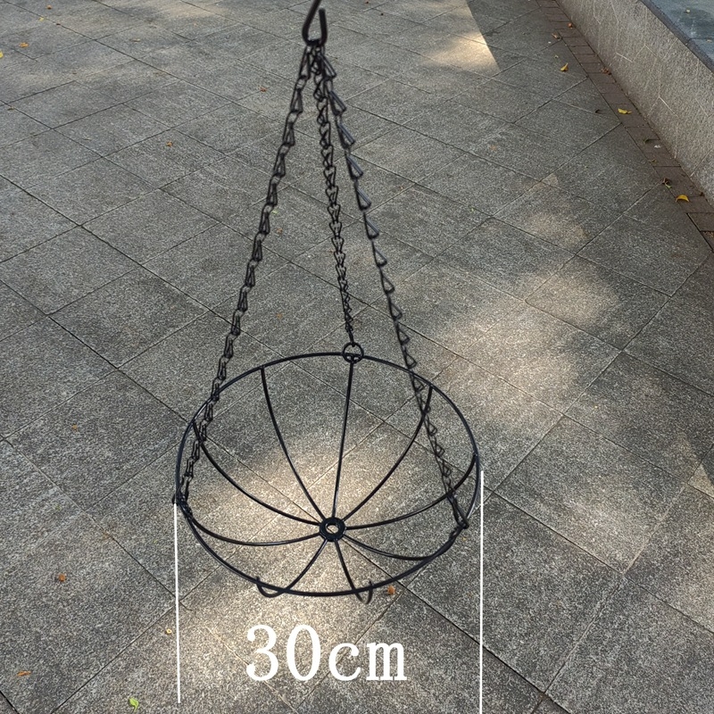 Ghiveci suspendat din fier, stil Nordic, pentru grădină de acasă