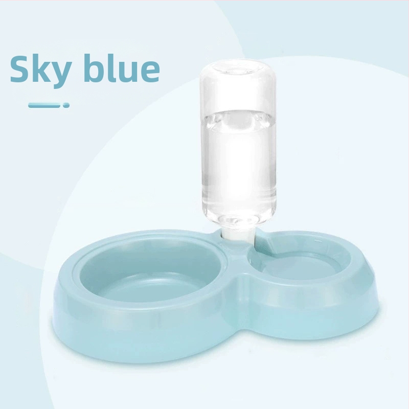 Πλαστικό αυτόματο μπολ νερού γάτας, διπλό μπολ, μάρκα GPN