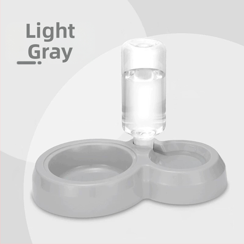 Πλαστικό αυτόματο μπολ νερού γάτας, διπλό μπολ, μάρκα GPN