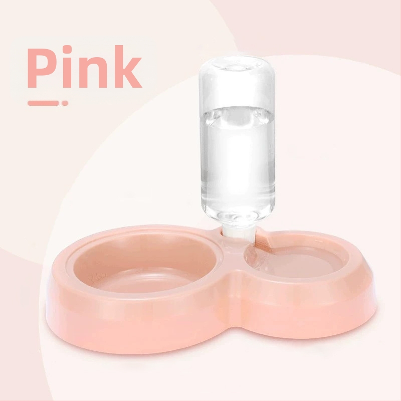 Πλαστικό αυτόματο μπολ νερού γάτας, διπλό μπολ, μάρκα GPN