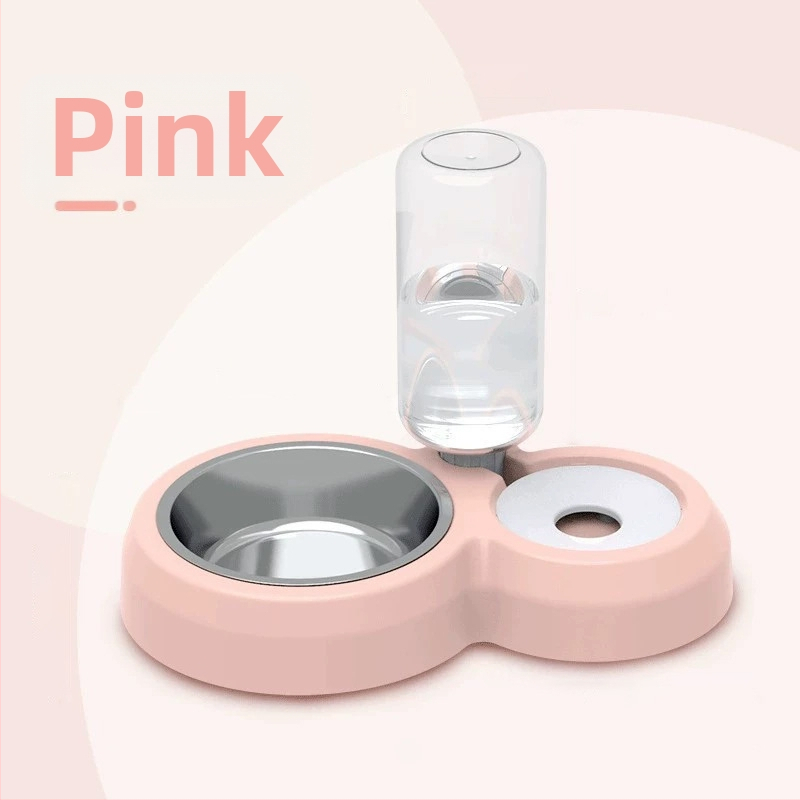 Πλαστικό αυτόματο μπολ νερού γάτας, διπλό μπολ, μάρκα GPN