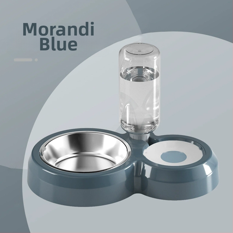 Πλαστικό αυτόματο μπολ νερού γάτας, διπλό μπολ, μάρκα GPN