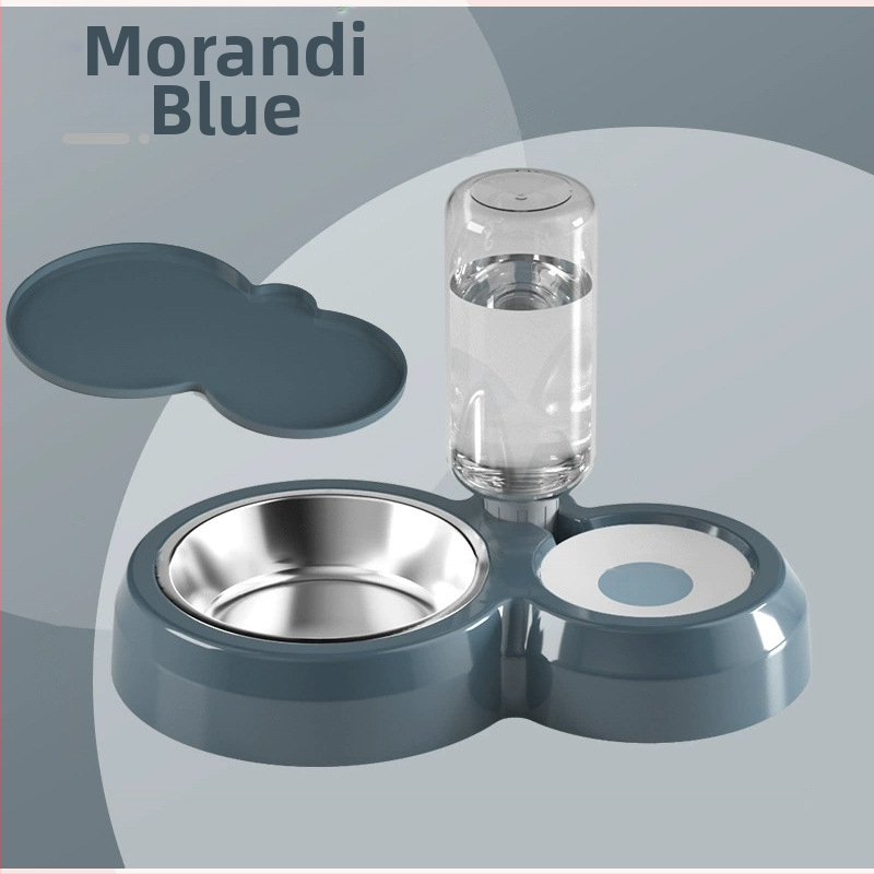 Πλαστικό αυτόματο μπολ νερού γάτας, διπλό μπολ, μάρκα GPN