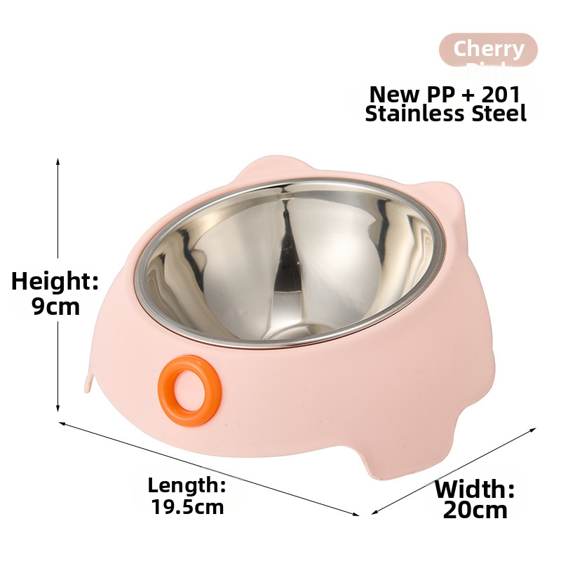 Μπολ φαγητού κατοικίδιων για γάτες, μπολ από ανοξείδωτο ατσάλι και PP, Heao Pets, κατάλληλο για γάτες, συσκευασία 96 τεμάχια
